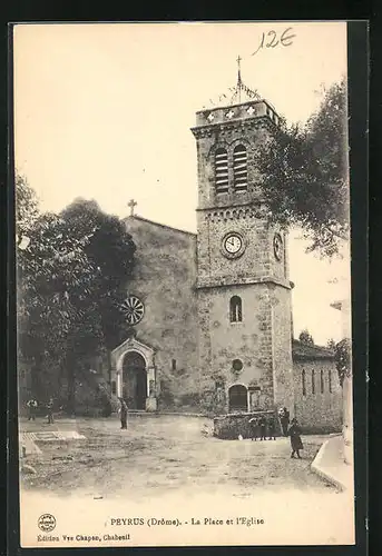 AK Peyrus, La Place et l'Eglise