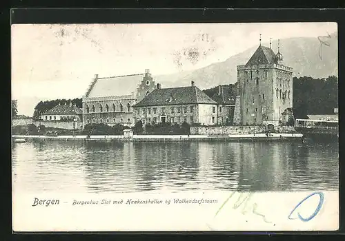 AK Bergen, Bergenhus Slot med Haakonshallen og Walkendorfstaarn