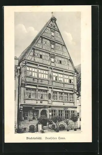 AK Dinkelsbühl, Deutsches Haus