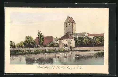 AK Dinkelsbühl, Rothenburger Tor