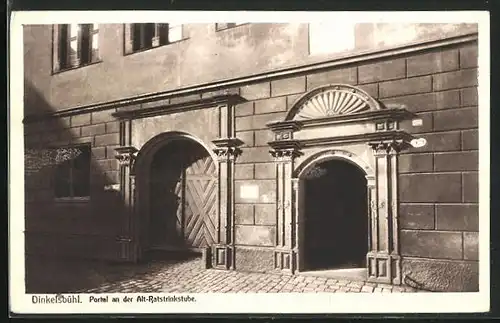 AK Dinkelsbühl, Portal an der Alt-Ratstrinkstube