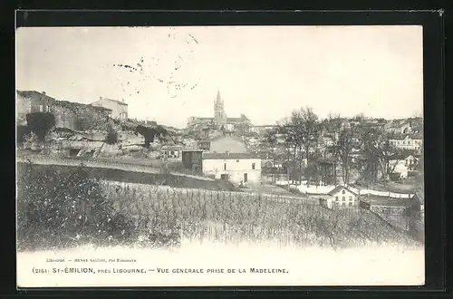 AK St-Emilion, Vue generale prise de la Madeleine