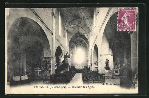 AK Valensole, Interieur de l`Eglise