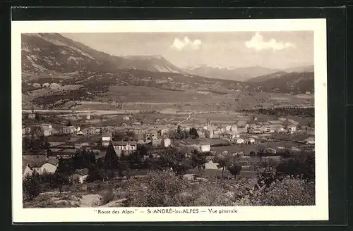 AK St-Andre-les-Alpes, Vue generale