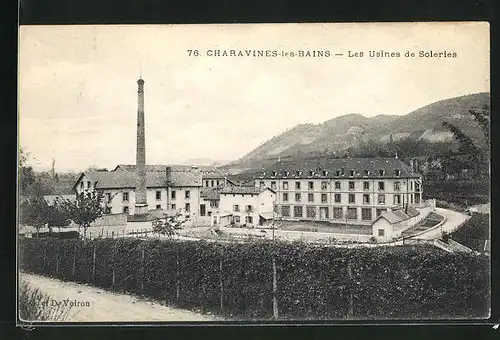 AK Charavines-les-Bains, Les Usines de Soieries