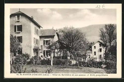 AK St-Martin-d`Uriage, Hotel du Belvedere et son annexe