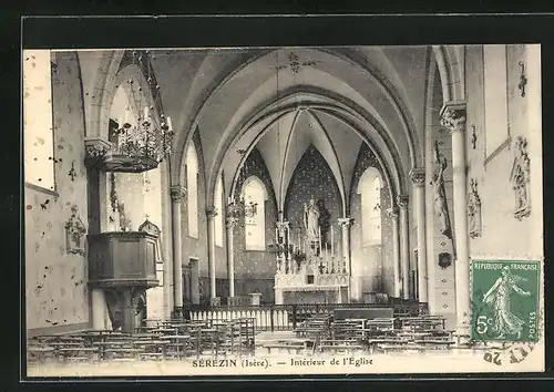 AK Sèrèzin, Intèrieur de l` Èglise