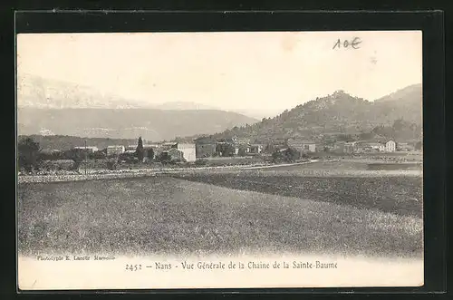 AK Nans, Vue Generale de la Chaine de la Sainte-Baume