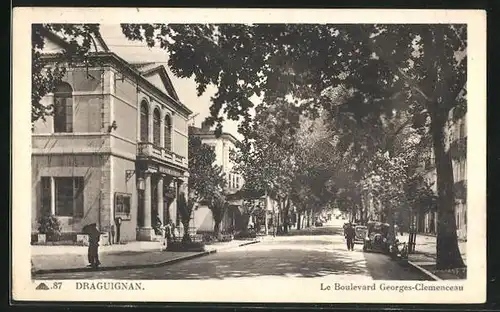AK Draguignan, Le Boulevard Georges-Clemenceau