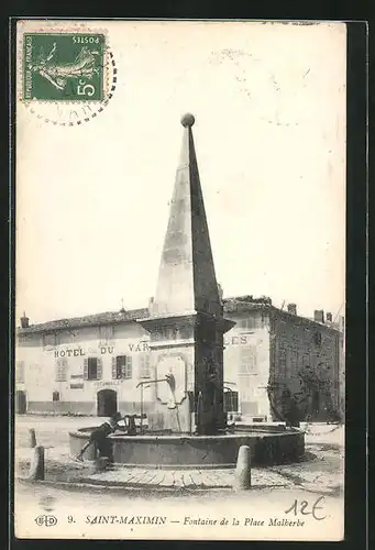 AK Saint-Maximin, Fontaine de la Place Malherbe