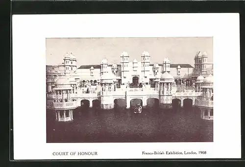 AK London, Franco-British Exhibition 1908, Court of Honour