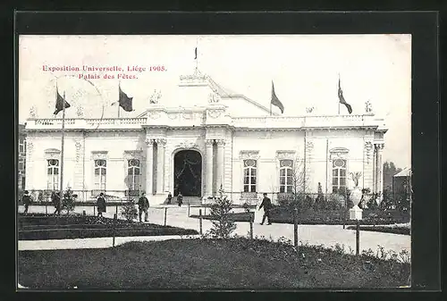 AK Liège, Exposition Universelle 1905, Palais des Fetes