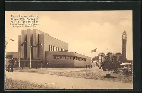 AK Anvers, Exposition Internationale 1930, Paviljoen der Hanzesteden