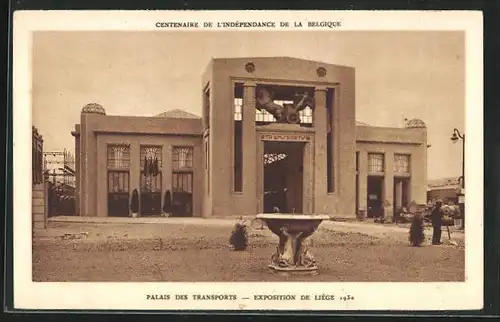 AK Liege, Exposition 1930, Palais des Transports