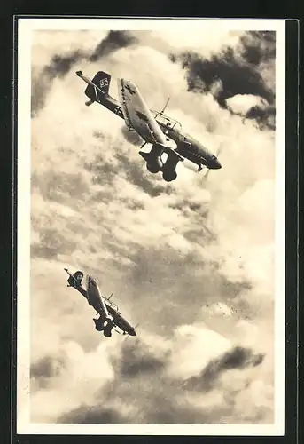 AK Sturzkampfflugzeug Junkers-Ju 87