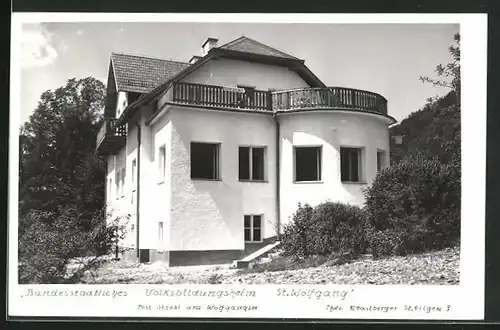 AK Strobl am Wolfgangsee, Bundesstaatliches Volksbildungsheim St. Wolfgang