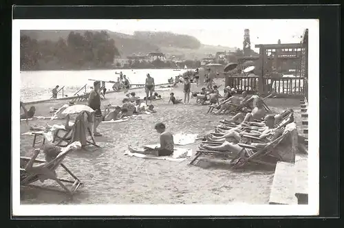 AK Mattsee, Strandleben im Sommer