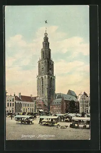 AK Groningen, Martinitoren, Kirche und Markt