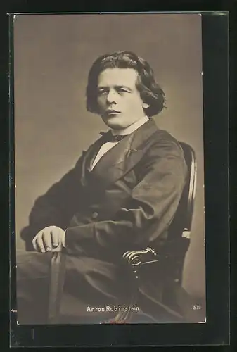 AK Portrait von Anton Rubinstein, Komponist