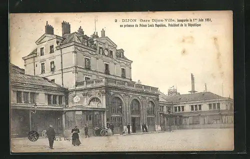 AK Dijon, Gare Dijon-Ville, Bahnhof
