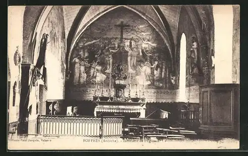 AK Boffres, Interieur de l'Eglise