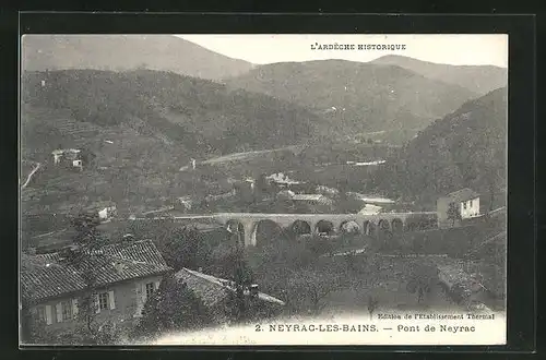 AK Neyrac-les-Bains, Pont de Neyrac