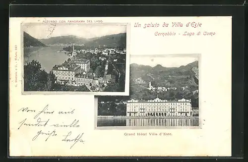 AK Cernobbio, Albergo con Panorama del Lago, Grand Hotel Villa d'Este