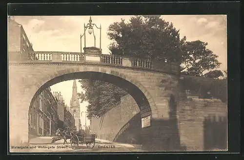 AK Chester, Watergate and Watergate Street, Strassenpartie