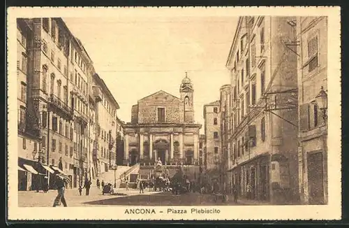 AK Ancona, Piazza Plebiscito, Strassenpartie