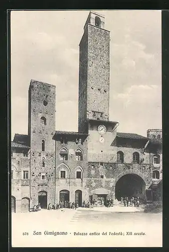 AK San Gimignano, Palazzo antico del Podesta