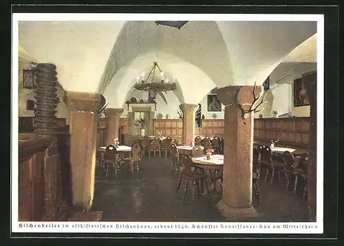 AK Lorch a. Rhein, Gasthaus-Weinschänke Hilchenhaus
