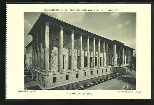 AK Paris, Exposition coloniale internationale 1931, Musee des Colonies