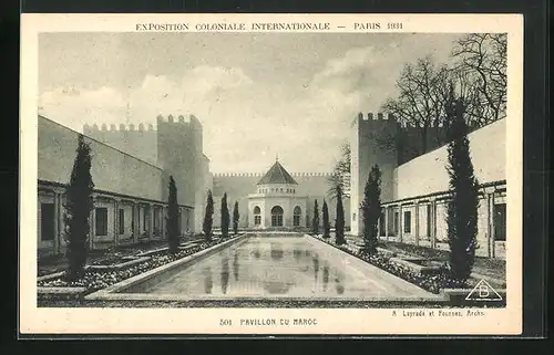 AK Paris, Exposition coloniale internationale 1931, Pavillon du Maroc