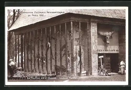 AK Paris, Exposition coloniale internationale 1931, Cameroun Togo, Le Pavillon de la Chasse