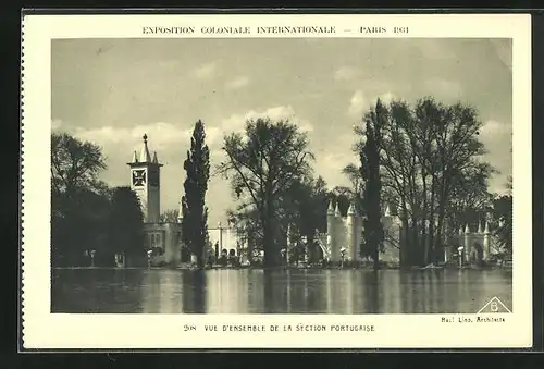 AK Paris, Exposition coloniale internationale 1931, Vue d`Ensemble de la Section Portugaise