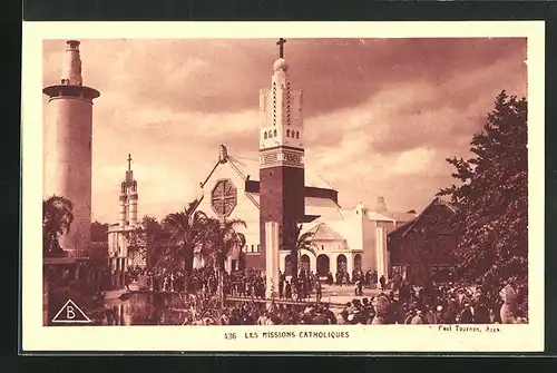 AK Paris, Exposition coloniale internationale 1931, Les Missions Catholique
