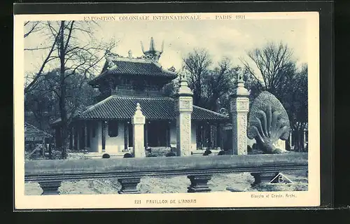 AK Paris, Exposition coloniale internationale 1931, Pavillon de l`Annam