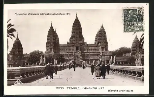 AK Paris, Exposition coloniale internationale 1931, Temple d`Angkor-Vat