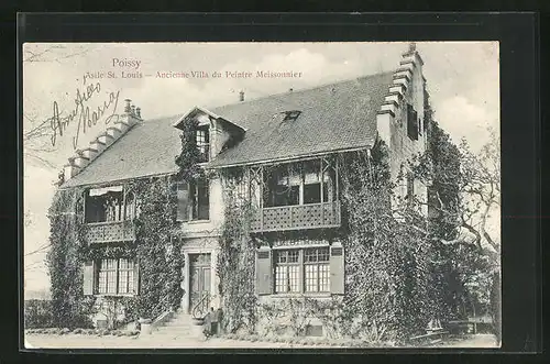 AK Poissy, Asile St. Louis, ancienne Villa du Peintre Meissonnier