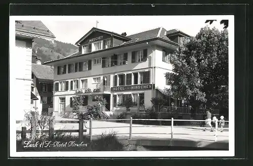 AK Lenk i / S., Hotel Hirschen