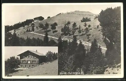 AK Hörnli-Kulm, Ansicht vom Berggasthaus Hörnli