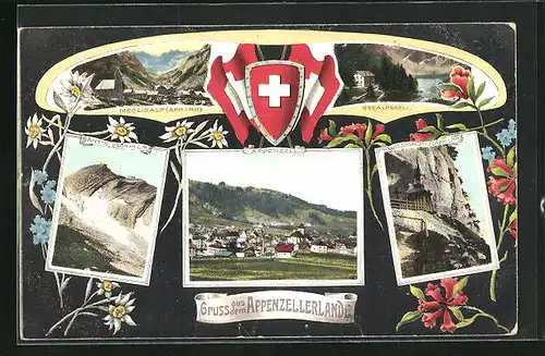 AK Appenzell, Säntis, Wildkirchli, Seealpseeli