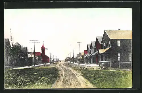 AK Hurley, WI, Second Ave. looking South