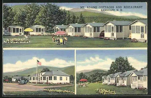 AK Randolph, NH, Mt. Adams Cottages an Restaurant, Mehrfachansicht