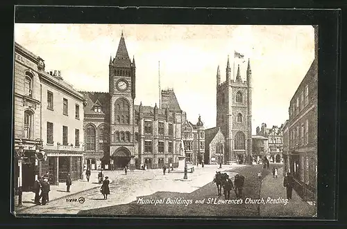 AK Reading, Municipal Buildings and St. Lawrence`s Church