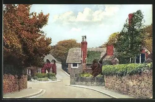 AK Shanklin / Isle of Wight, Street in the Old Village