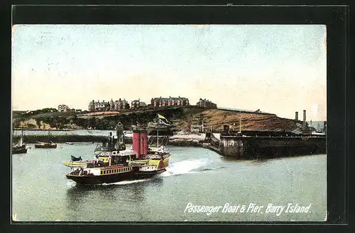 AK Barry Island, Passenger Boat & Pier