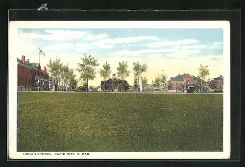 AK Rapid City, SD, View on Indian School