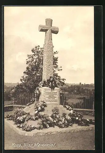 AK Ross, War Memorial