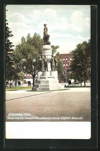 AK Columbus, OH, Monument in State Capitol Grounds